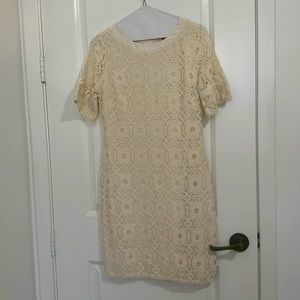 Cocktail Ivory Lace dress